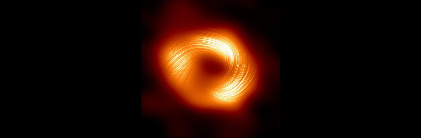 Detectan Fuertes Campos Magnéticos Girando en el Borde del Agujero Negro Central de la Vía Láctea