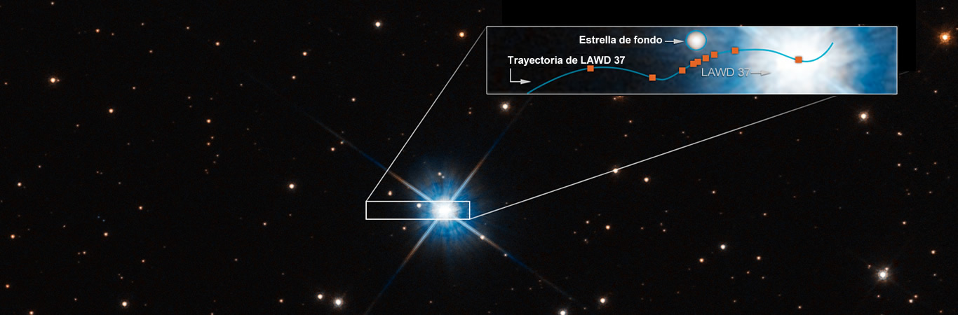 <br>Por Primera Vez, el Hubble Mide Directamente la Masa de una Enana Blanca Solitaria