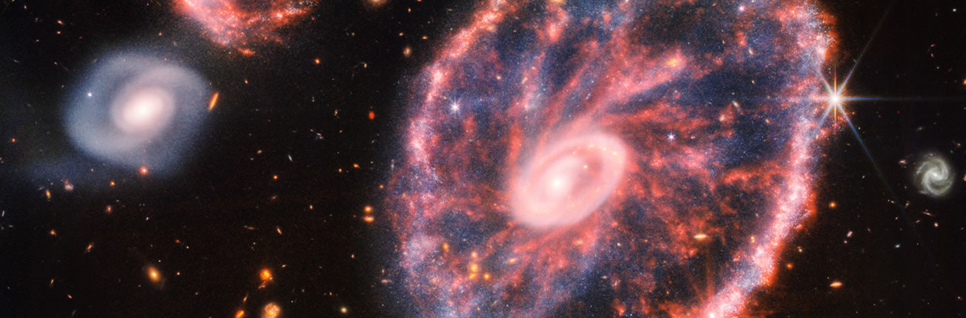 Webb Observa Nuevos Detalles Estelares en la Galaxia Cartwheel