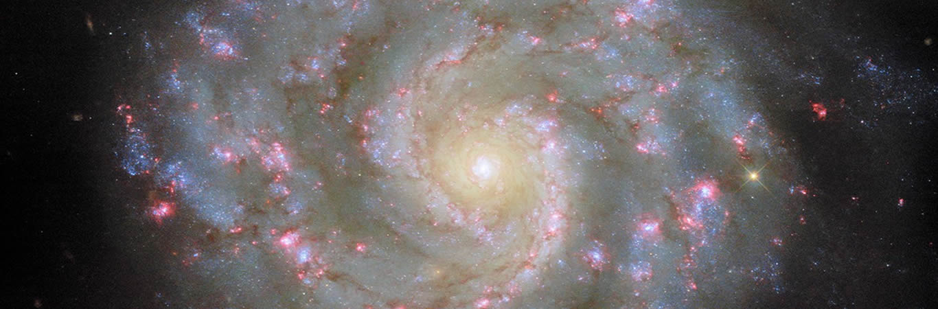 El Hubble Captura en Detalle los Brazos de una Lejana Galaxia Espiral