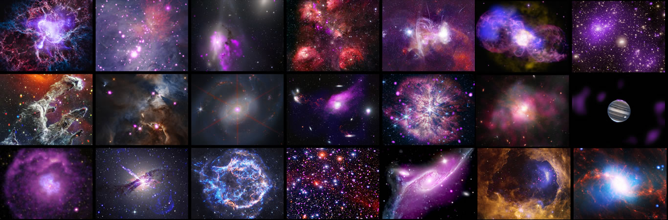 25 Imágenes Para Celebrar el 25 Aniversario del Observatorio de Rayos X Chandra