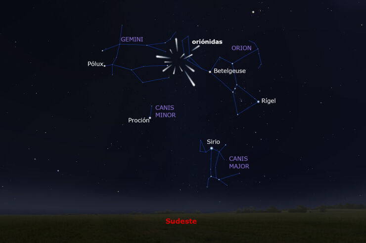 Ya Está Aquí la Lluvia de Estrellas de las Oriónidas 2024