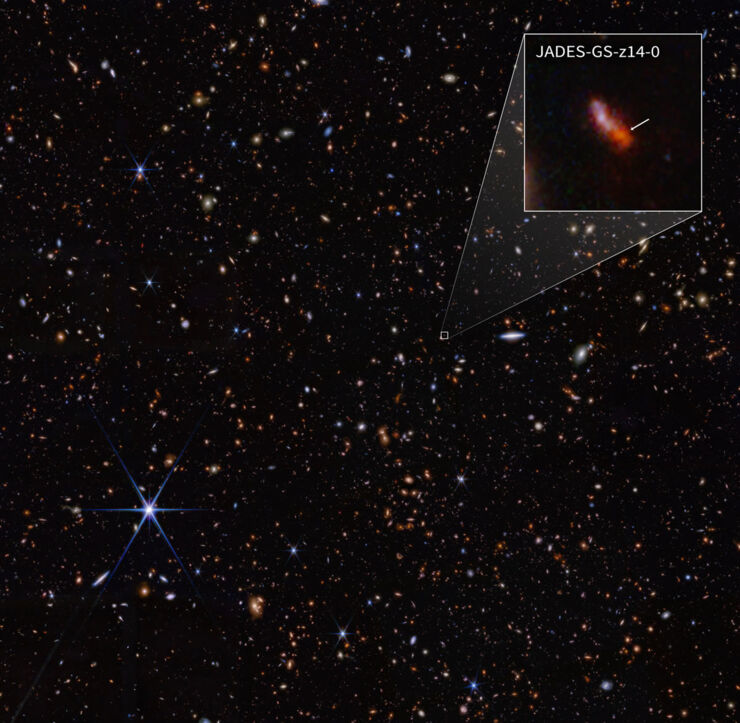 El Telescopio Espacial James Webb Descubre la Galaxia más Distante Conocida