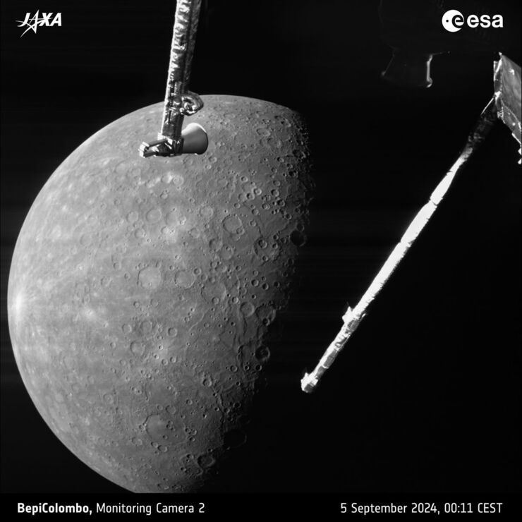 La Nave Espacial BepiColombo se Prepara Para Sobrevolar Mercurio el 1 de Diciembre