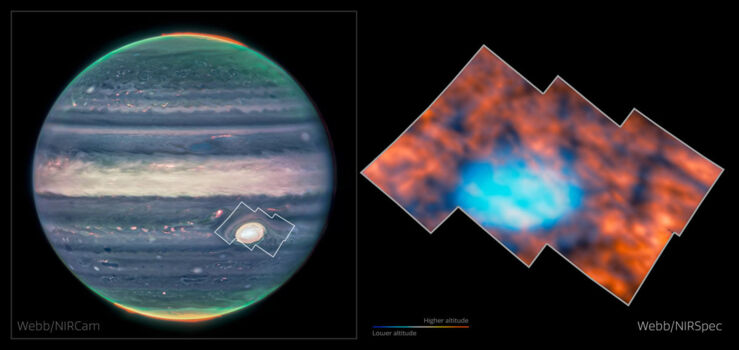 La Atmósfera Superior de Júpiter Sorprende a los Astrónomos