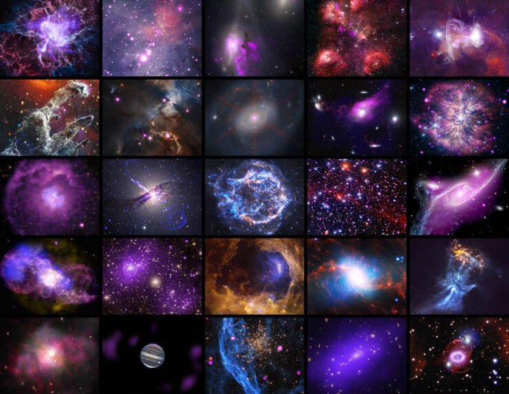 25 Imágenes Para Celebrar el 25 Aniversario del Observatorio de Rayos X Chandra