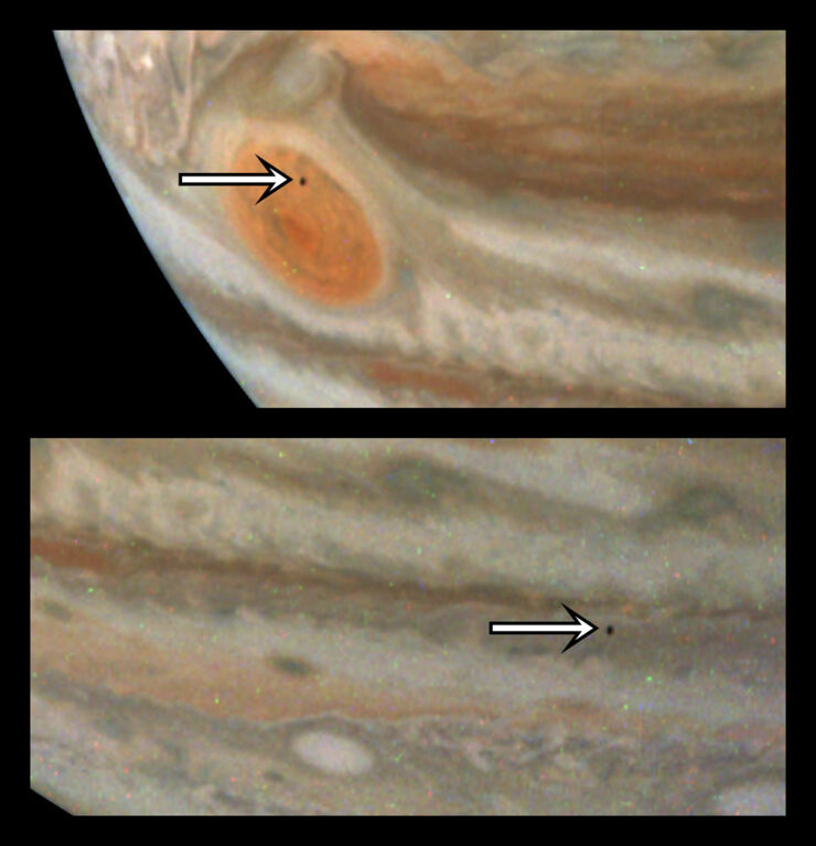 Cinturones de Júpiter, tormentas y la Gran Mancha Roja