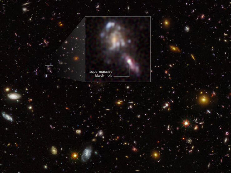 El Hubble Descubre más Agujeros Negros en el Universo Primitivo