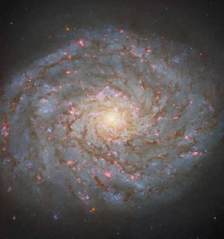 El Hubble Captura una Espiral Brillante en el 