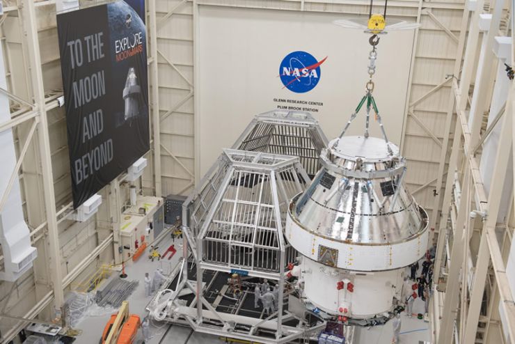 Orión se Prepara Para la Prueba Térmica en la Estación Plum Brook de la NASA