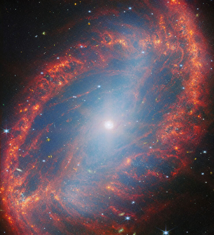 El Telescopio Espacial James Webb Observa una Galaxia Cercana