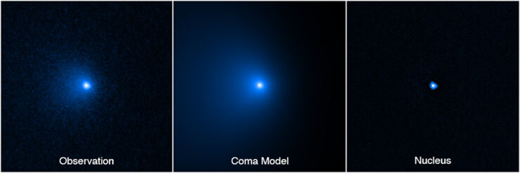 El Hubble Confirma el Núcleo de Cometa más Grande Jamás Visto