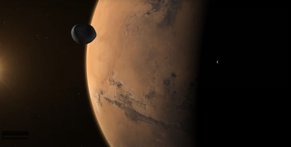Un Nuevo Estudio Teoriza Cómo se Formaron las Lunas de Marte