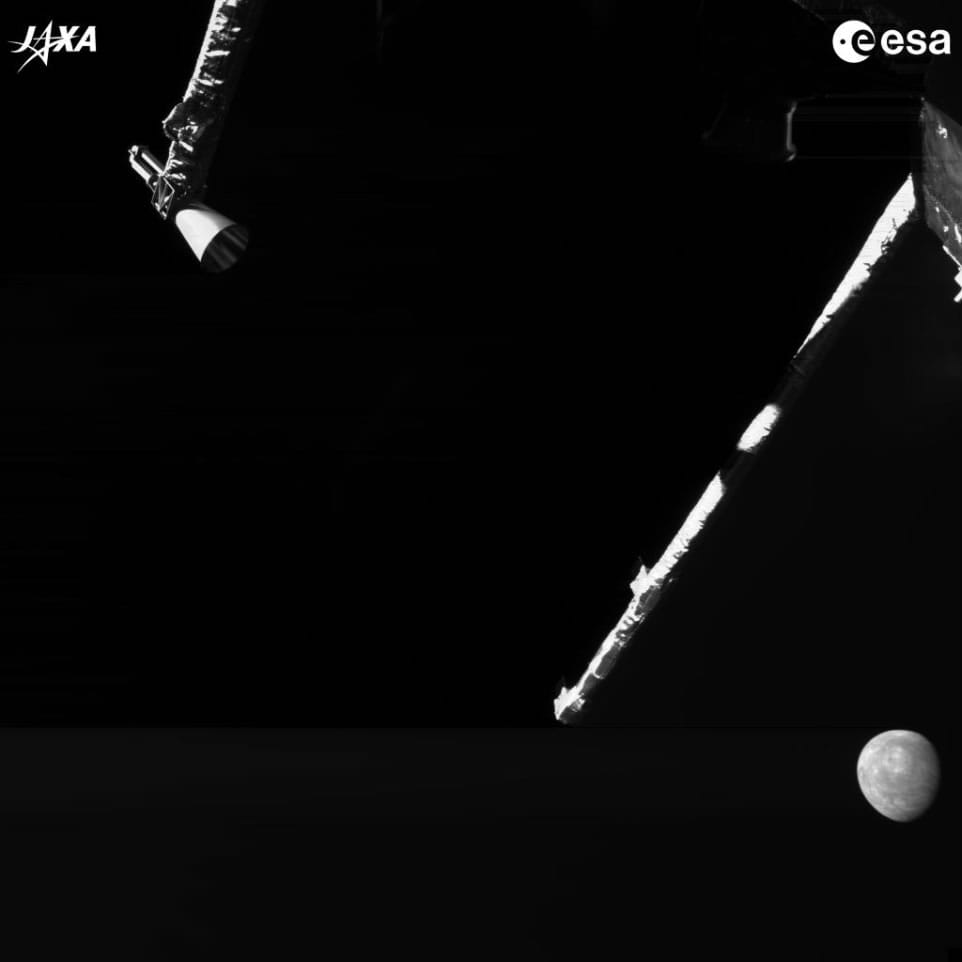 Imagen de Mercurio fue captada por la misión BepiColombo de la ESA/JAXA el 1 de diciembre de 2024