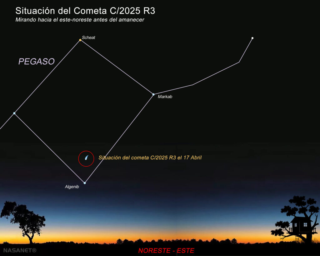 Cómo ver el cometa PanSTARRS, único en la vida, esta madrugada antes de que desaparezca para siempre