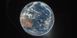 Una impresionante vista de la Tierra capturada por el astronauta de la NASA y comandante de Artemis II, Reid Wiseman, desde la ventana de la nave Orion. En la imagen se distinguen dos auroras (arriba a la derecha y abajo a la izquierda), mientras que la luz zodiacal (abajo a la derecha) se hace visible cuando la Tierra eclipsa al Sol.