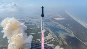 Momento del despegue del primer vuelo de prueba de Starship V3. Credit: SpaceX