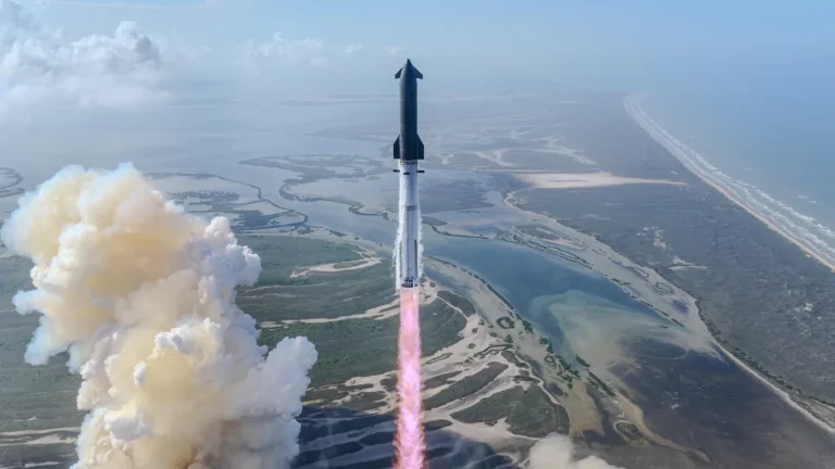 Momento del despegue del primer vuelo de prueba de Starship V3. Credit: SpaceX