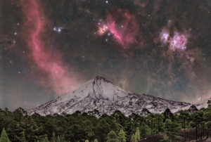 El Teide Bajo la Mirada del Gigante Orión