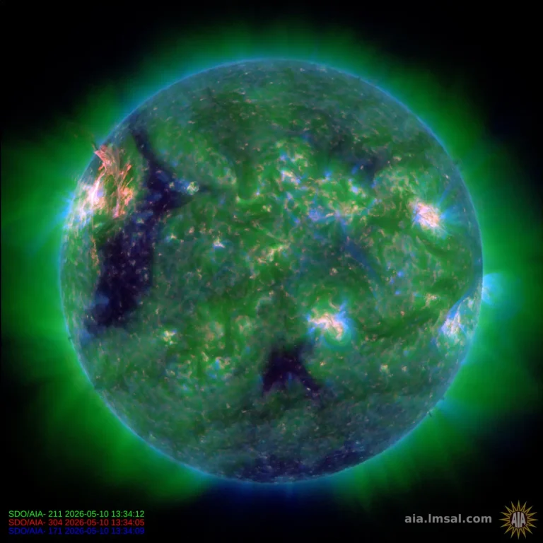 La mancha solar 4436 aumenta el riesgo de nuevas tormentas solares con posibles efectos sobre la Tierra. Credit: SDO/NASA